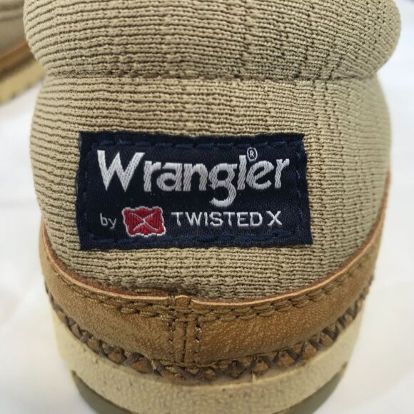 WRANGLER TWISTED X ~ MENS 9M ~ TAN ZERO-X ~ LOAFER SLIP ON SHOE - Picture 8 of 8